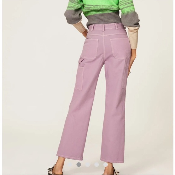 No. 6 Store purple carpenter pants size 1 (26/27 SM) - Picture 2 of 7